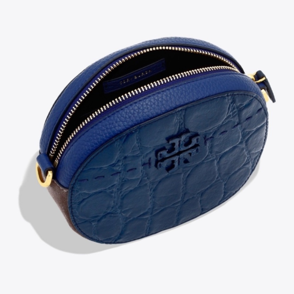 โ๏ธSOLD/Authentic Tory Burch Embossed leather/Crosb - Picture 3 of 8